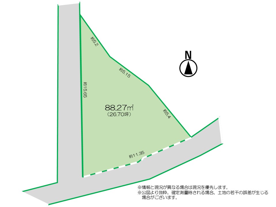 長野市 三輪８丁目（本郷駅） 住宅用地