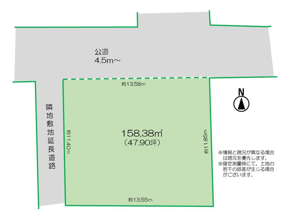 長野市 大字稲葉 住宅用地