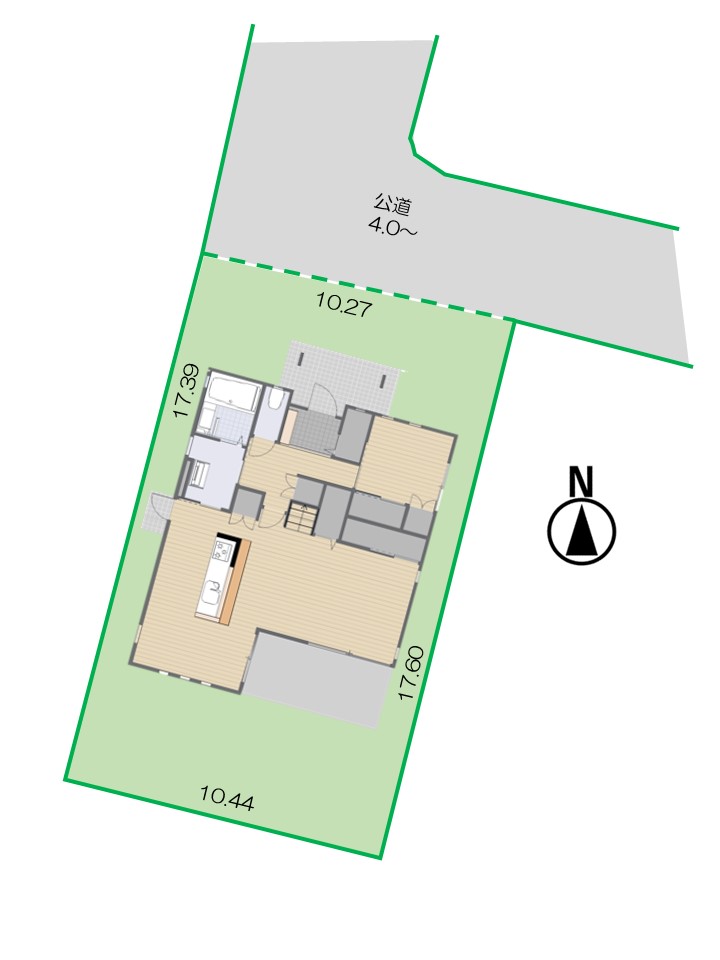 長野市 三輪６丁目（善光寺下駅） 2階建 ４ＳＬＤＫ　中古一戸建て