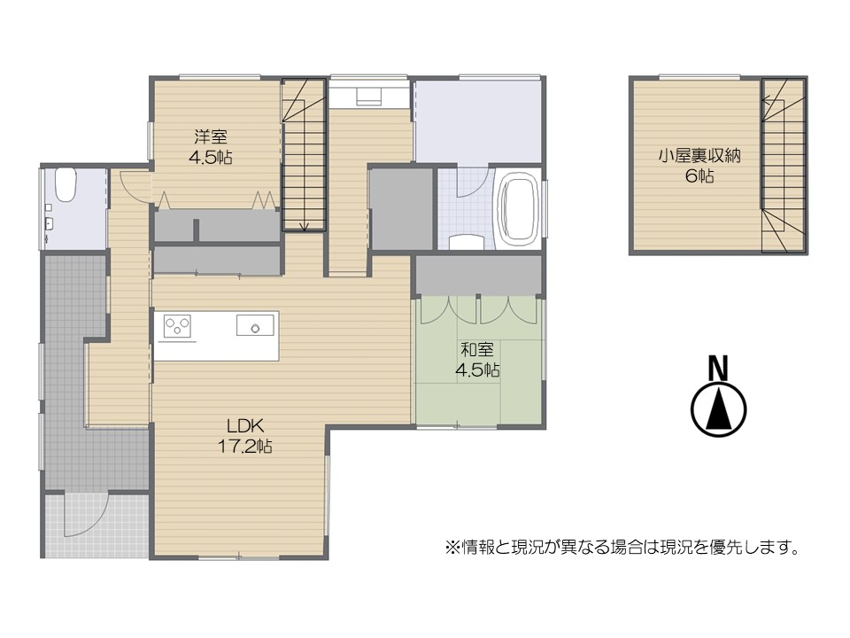 長野市 小島田町 平屋建 ２ＳＬＤＫ